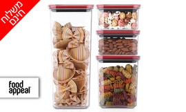 סט 4 קופסאות Food appeal