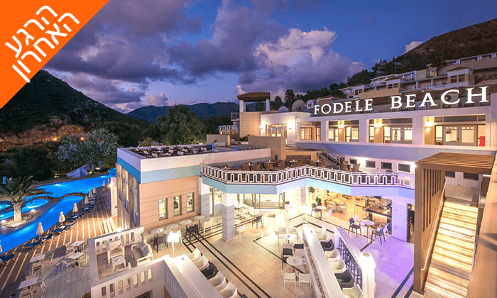 4 הרגע האחרון: חופשת הכול כלול בכרתים במלון 5* עם פארק מים