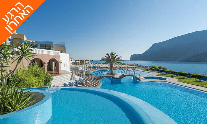 12 הרגע האחרון: חופשת הכול כלול בכרתים במלון 5* עם פארק מים