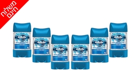 6 יחידות דאודורנט Gillette