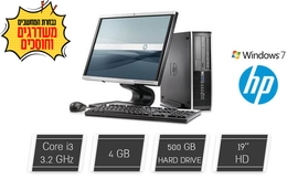 מחשב נייח HP עם מעבד i3