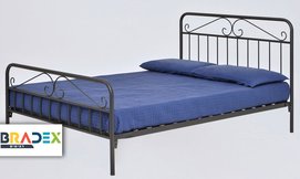 מיטה זוגית ממתכת BRADEX