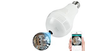 מצלמת IP נסתרת בנורת לד