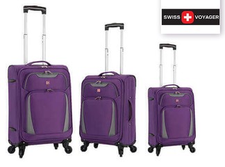 סט 3 מזוודות SWISS דגם 2019