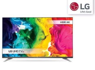 טלוויזיה חכמה LG 4K בגודל