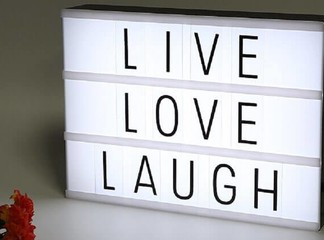 מנורת אותיות לד Light Box