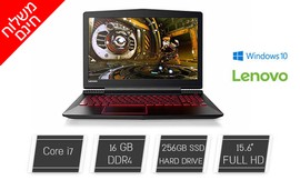 נייד Lenovo, עם מסך 15.6 אינץ'