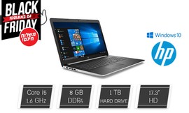 מחשב נייד HP עם מסך מגע