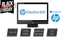 מחשב HP AIO עם מסך מגע