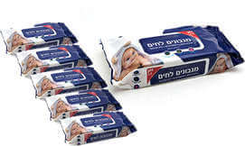 מארז 24 חבילות מגבונים