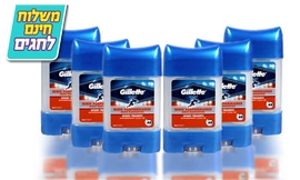 6 יחידות דאודורנט Gillette