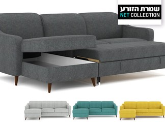 ספה נפתחת למיטה דגם זולה