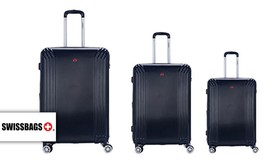 סט 3 מזוודות קשיחות SWISSBAGS