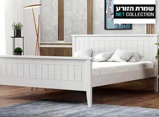 מיטה מעץ מלא דגם 'ניו יורק'