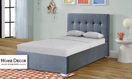 מיטת יחיד מרופדת HOME DECOR