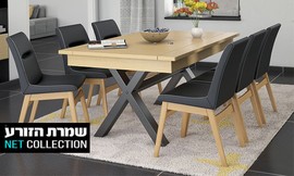 פינת אוכל עם 6 כיסאות