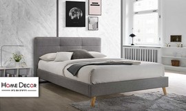 מיטה זוגית מרופדת HOME DECOR