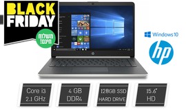 מחשב נייד HP עם מסך 15.6 אינץ'