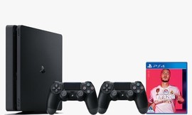 קונסולת משחק PS 4 עם משחק