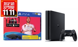 קונסולת משחק PS 4 עם משחק