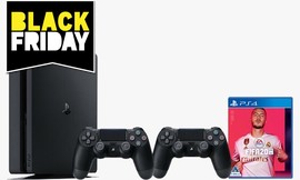 קונסולת משחק PS 4 עם משחק