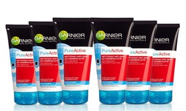 6 יחידות ג'ל ניקוי פחם GARNIER