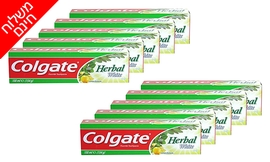 10 משחות שיניים Colgate Herbal