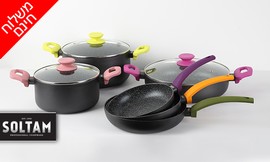 סט סירים 9 חלקים SOLTAM