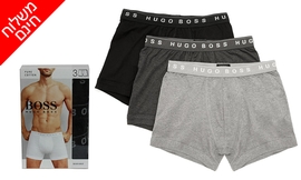 3 תחתוני בוקסר לגבר HUGO BOSS