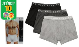 3 תחתוני בוקסר לגבר HUGO BOSS