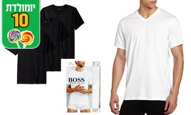 3 חולצות טי שירט HUGO BOSS