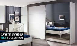 ארון הזזה 2 דלתות עם מראה