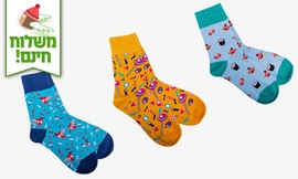 3 זוגות גרביים Paint Socks