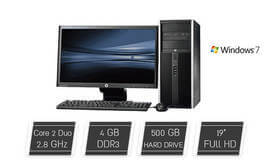 מחשב נייח HP CORE ומסך