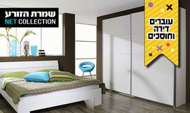 ארון הזזה גבוה דגם שלג