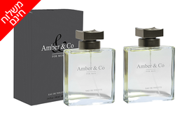 זוג בשמים Amber&Co לגבר