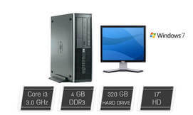 מחשב נייח hp i3 ומסך ''17 מתנה
