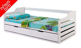 מיטת ילדים נפתחת מעץ מלא